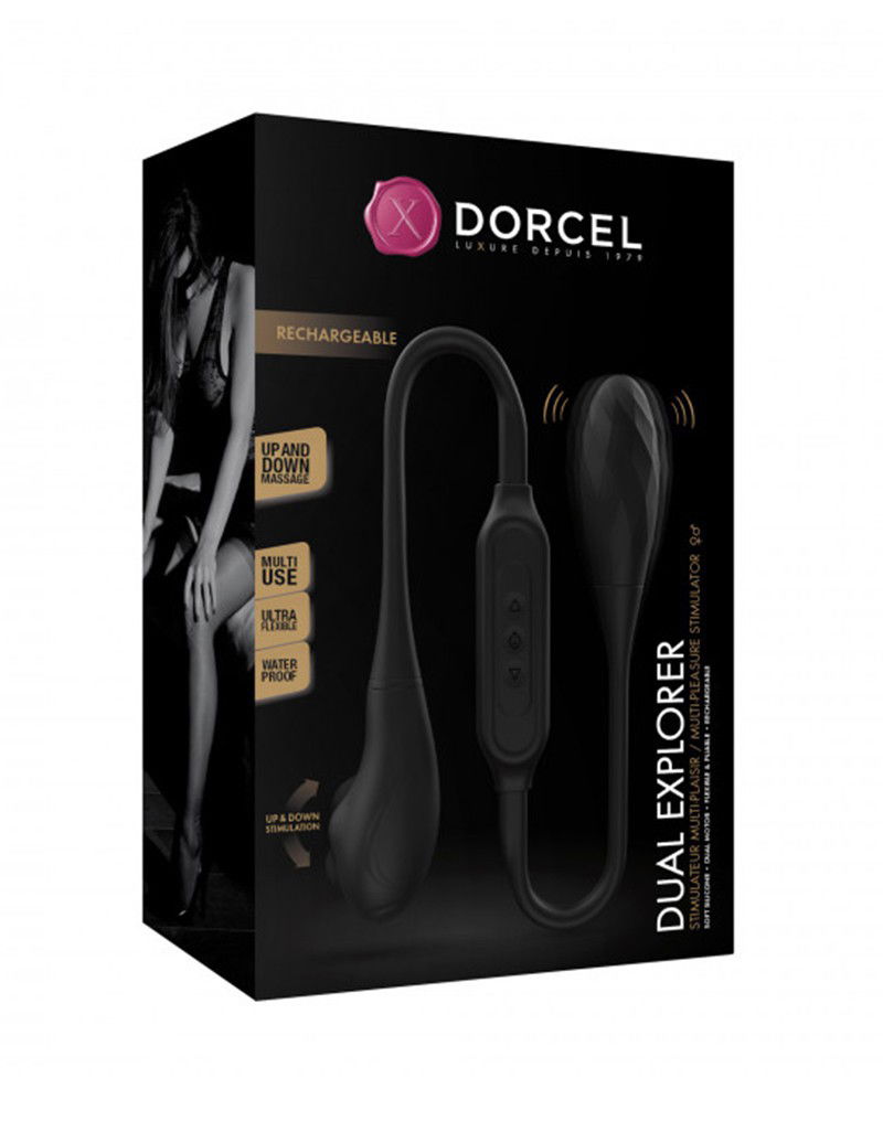 Dorcel - Dual Explorer - Dual Stimulator - Zwart - 6072493 - Afbeelding 2