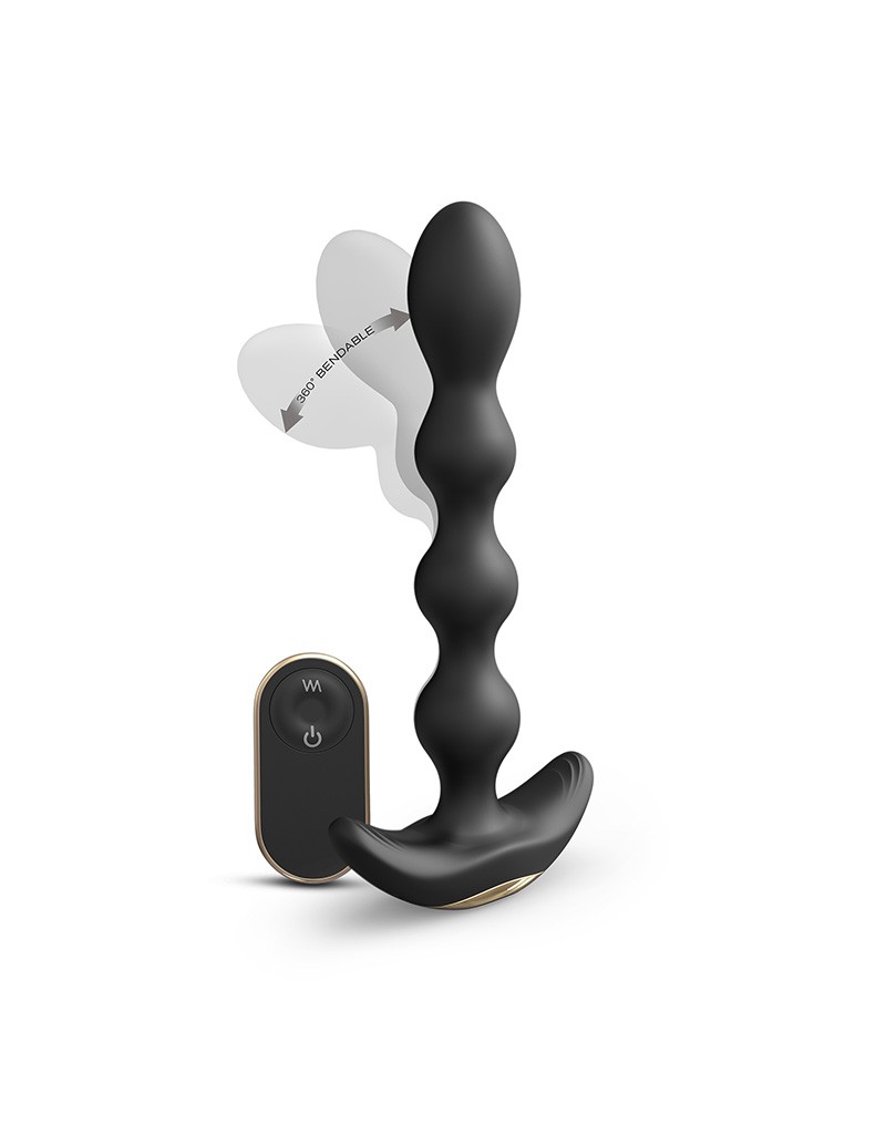 Dorcel - Flexi Balls - Anale Vibrator met Afstandsbediening - Zwart - Afbeelding 4