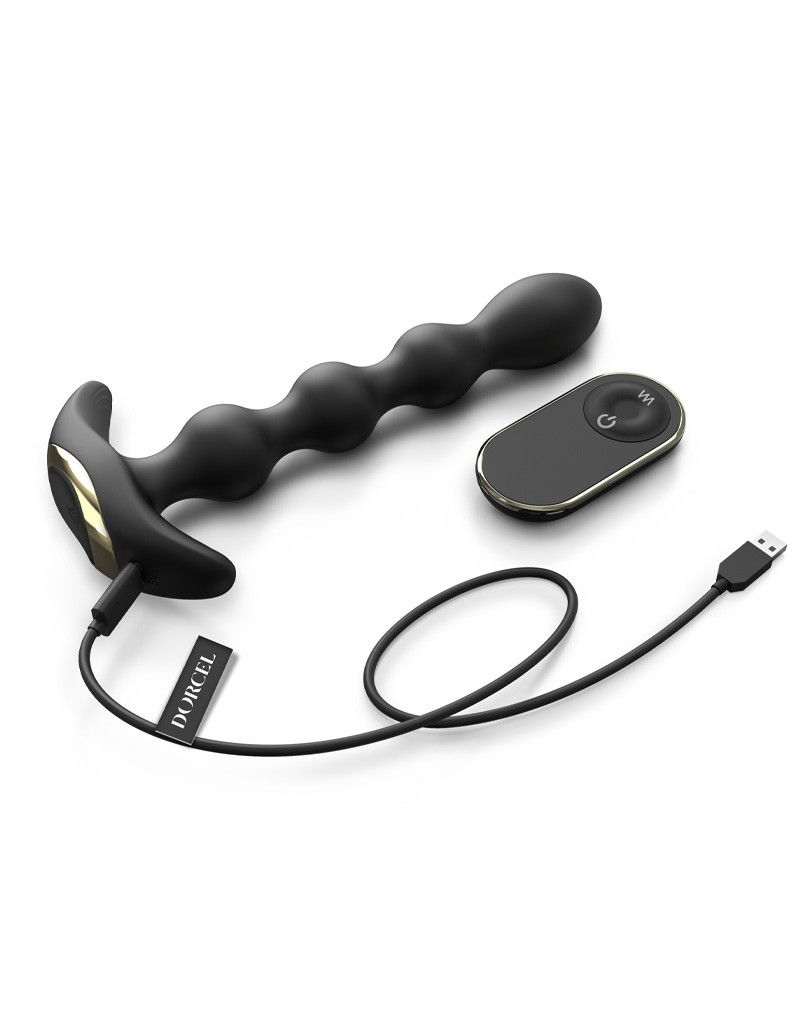 Dorcel - Flexi Balls - Anale Vibrator met Afstandsbediening - Zwart - Afbeelding 9