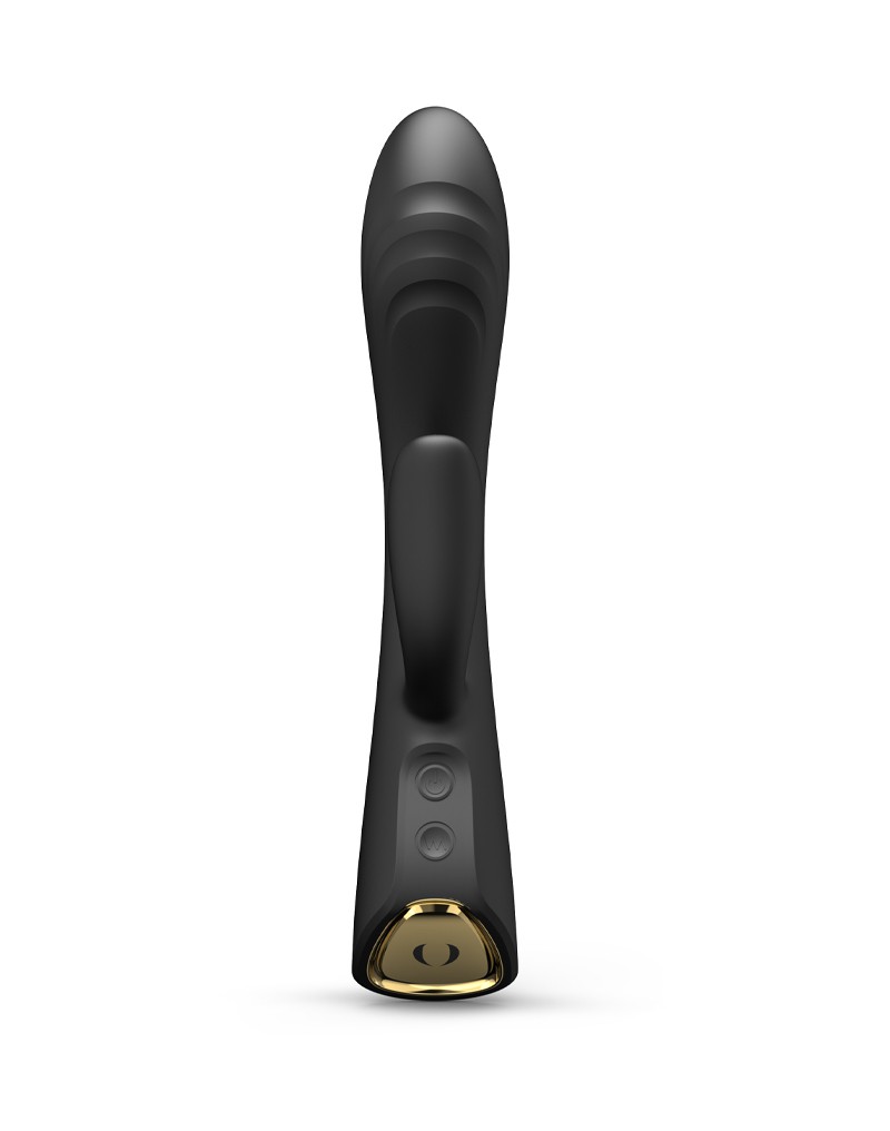 Dorcel Flexi Rabbit Verwarmde Rabbit Vibrator Zwart - Afbeelding 3