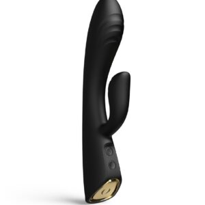 Dorcel Flexi Rabbit Verwarmde Rabbit Vibrator Zwart