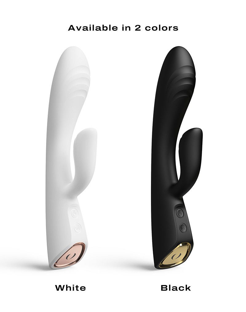 Dorcel Flexi Rabbit Verwarmde Rabbit Vibrator Wit - Afbeelding 9