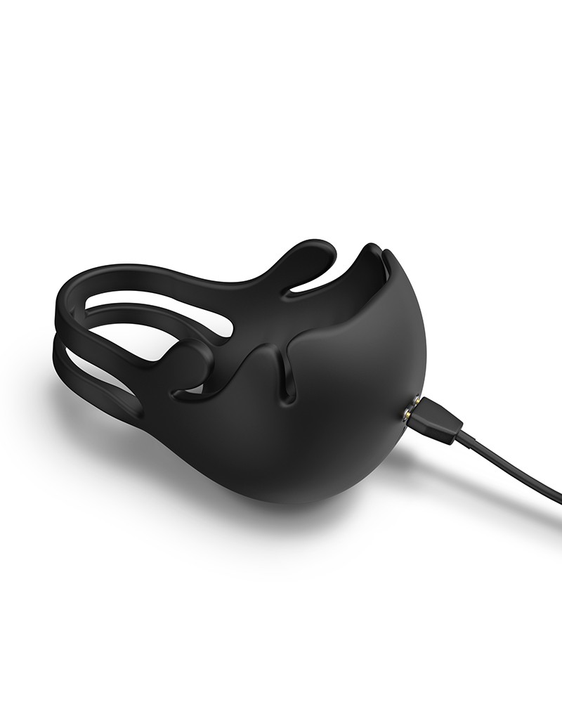 Dorcel - Fun Bag - Vibrerende Cockring en Testikel Stimulator - Zwart - Afbeelding 7