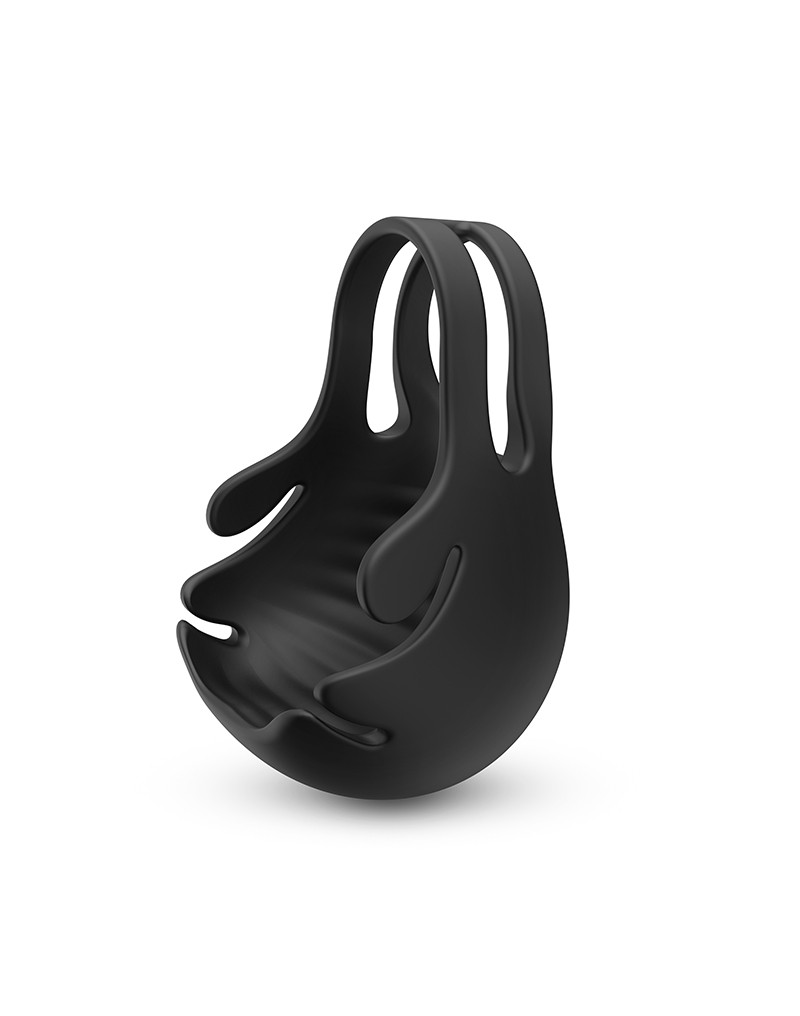 Dorcel Fun Bag Vibrerende Cockring en Testikel Stimulator Zwart