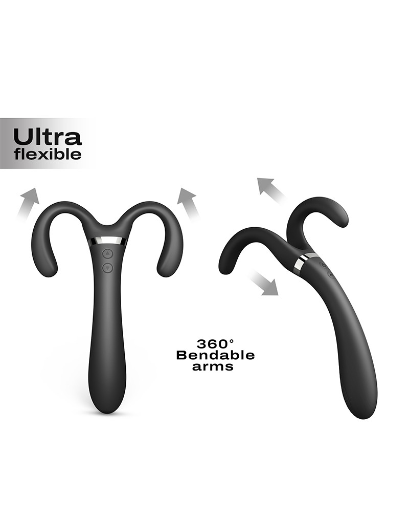 Dorcel - Infinite Joy - Multi Vibrator - Zwart - Afbeelding 5
