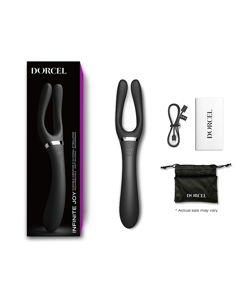 Dorcel - Infinite Joy - Multi Vibrator - Zwart - Afbeelding 2