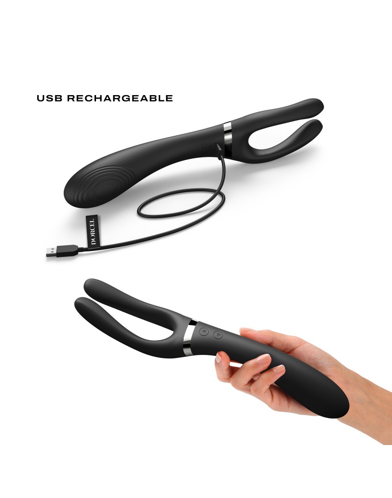 Dorcel - Infinite Joy - Multi Vibrator - Zwart - Afbeelding 7