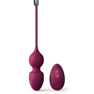 Dorcel – Love Balls – Vibrerende Kegel Balletjes met Afstandsbediening – Plum