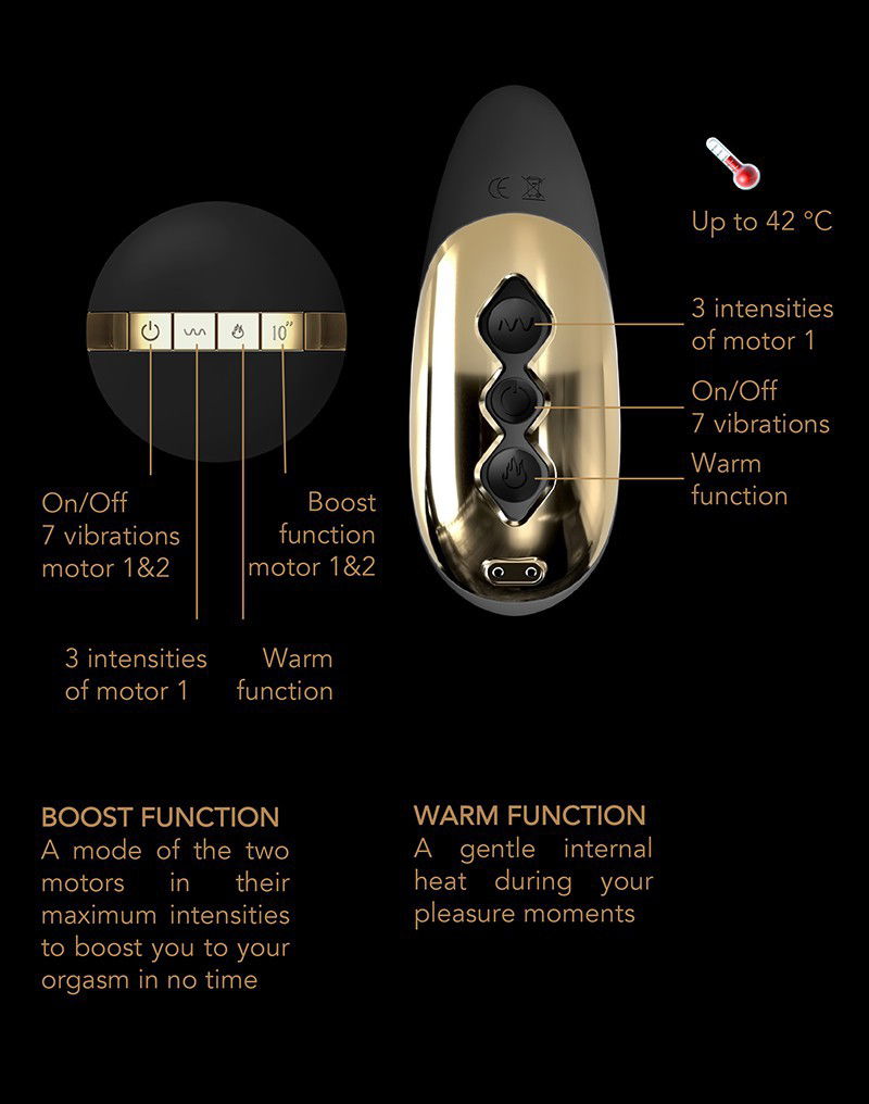Dorcel - P-Finger - Remote Control Vibrator - Zwart 6072431 - Afbeelding 7