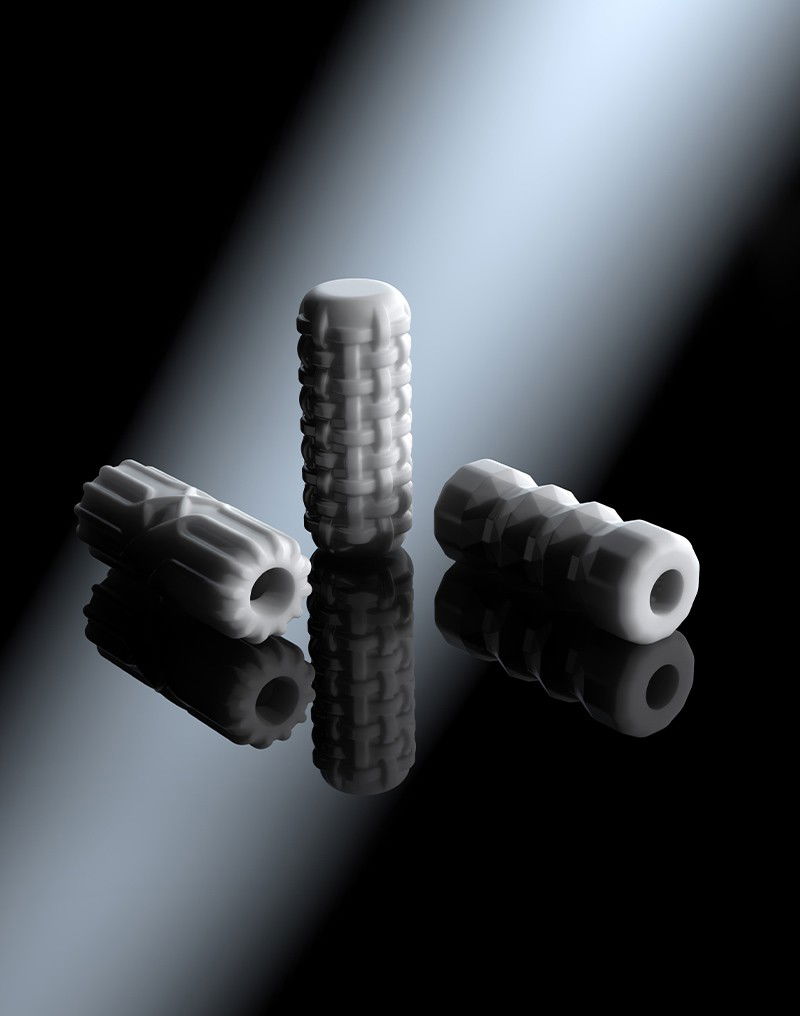Dorcel - Masturbatorcup met Structuur - Exotisch - Wit - Afbeelding 7