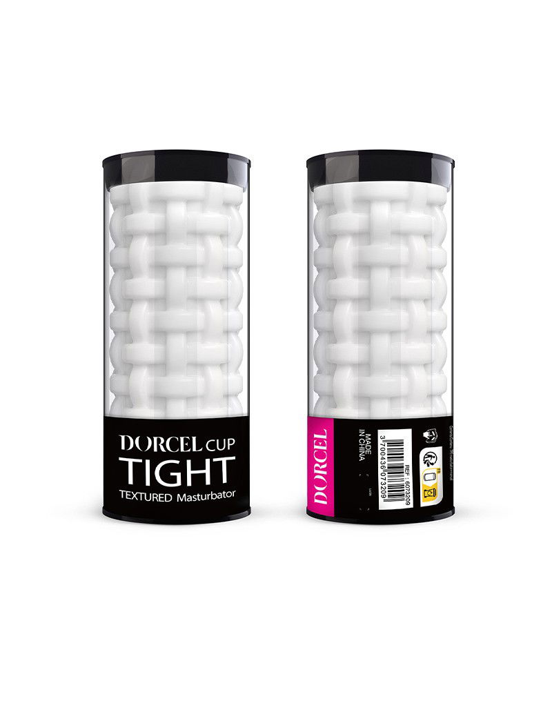 Dorcel - Masturbatorcup met Structuur - Tight - Wit - Afbeelding 2
