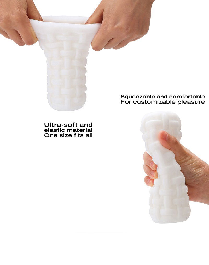 Dorcel - Masturbatorcup met Structuur - Tight - Wit - Afbeelding 4