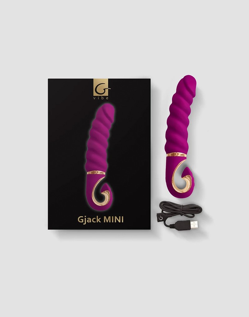Gvibe - GJack Mini - Geribbelde Vibrator - Fuchsia - Afbeelding 6