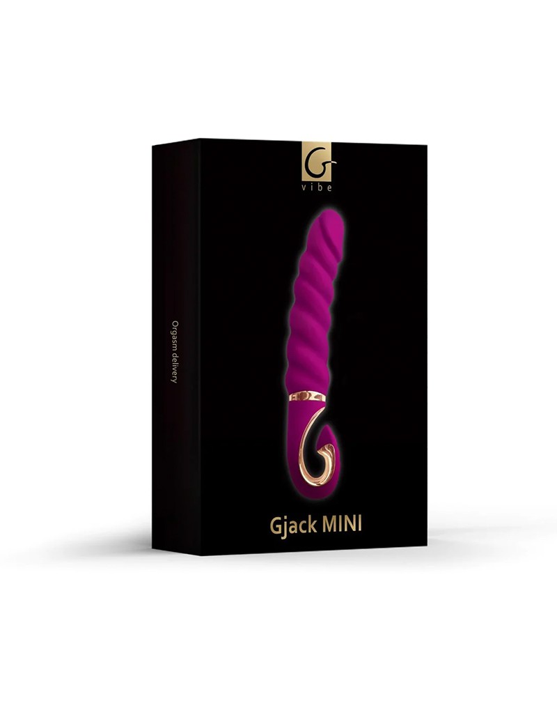 Gvibe - GJack Mini - Geribbelde Vibrator - Fuchsia - Afbeelding 2