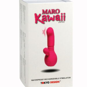 Kawaii – Maro 5 – Rabbit Vibrator – Cerise