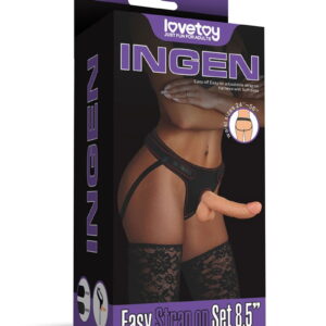 LoveToy Easy Strap-On Set with 21,5 cm Dildo