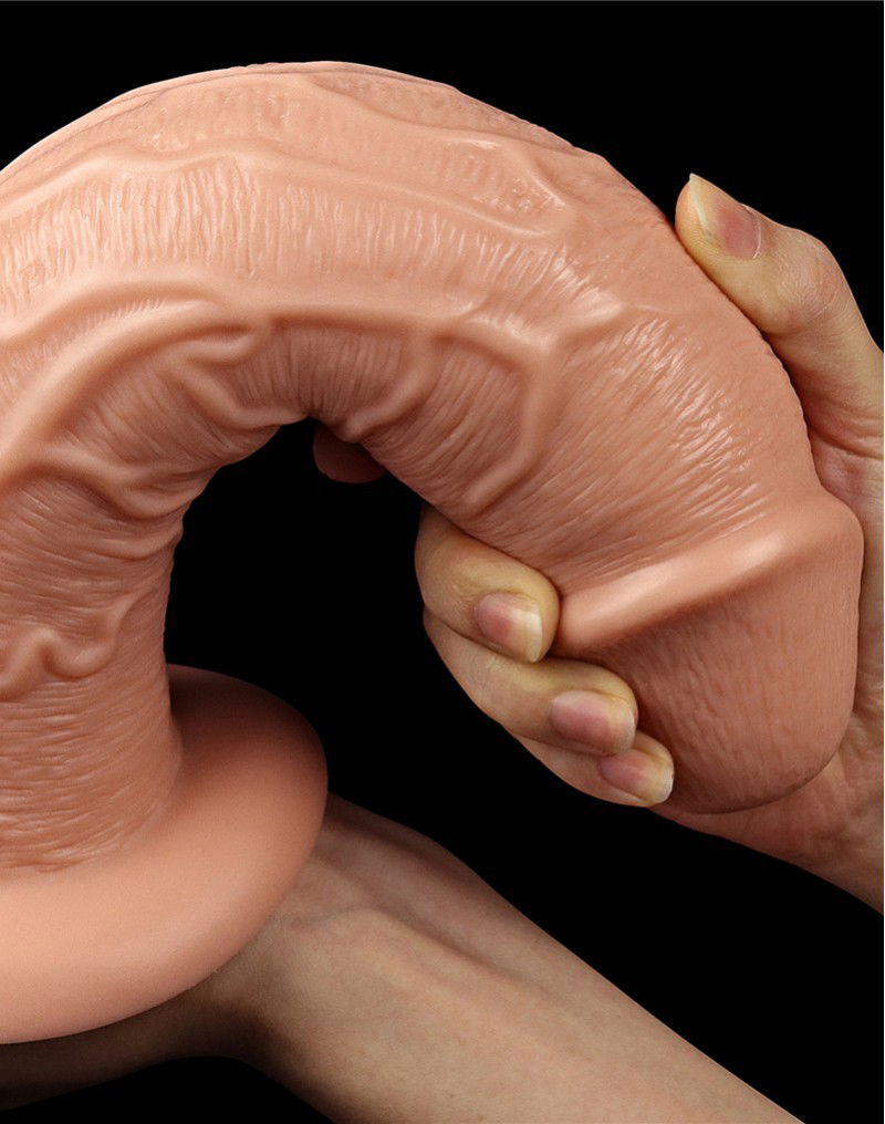 LoveToy - Realistic Long Dildo 28 cm - Nude - Afbeelding 7