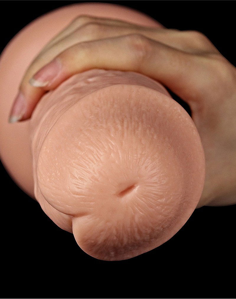 LoveToy - Realistic Long Dildo 28 cm - Nude - Afbeelding 8