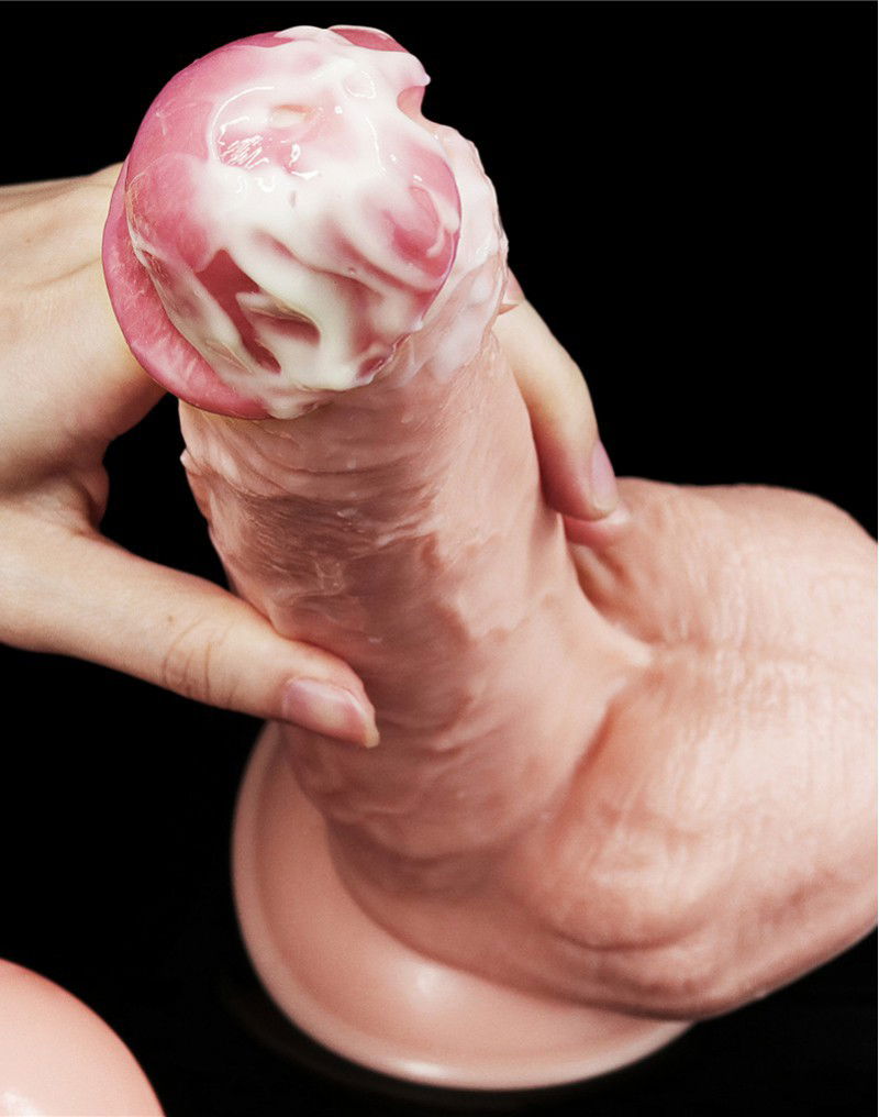 LoveToy - Squirt Extreme Dildo 28 cm - Nude - Afbeelding 8