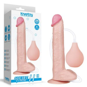 LoveToy – Squirt Extreme Dildo 28 cm – Nude