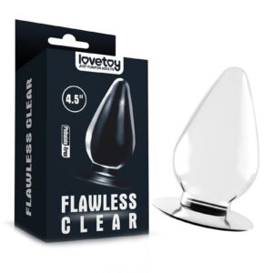 LoveToy Flawless Clear Anal Plug 11.5 cm