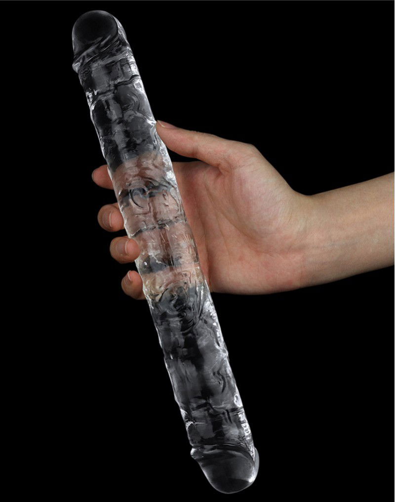 LoveToy Flawless Clear Double Dildo 30 cm - Afbeelding 2