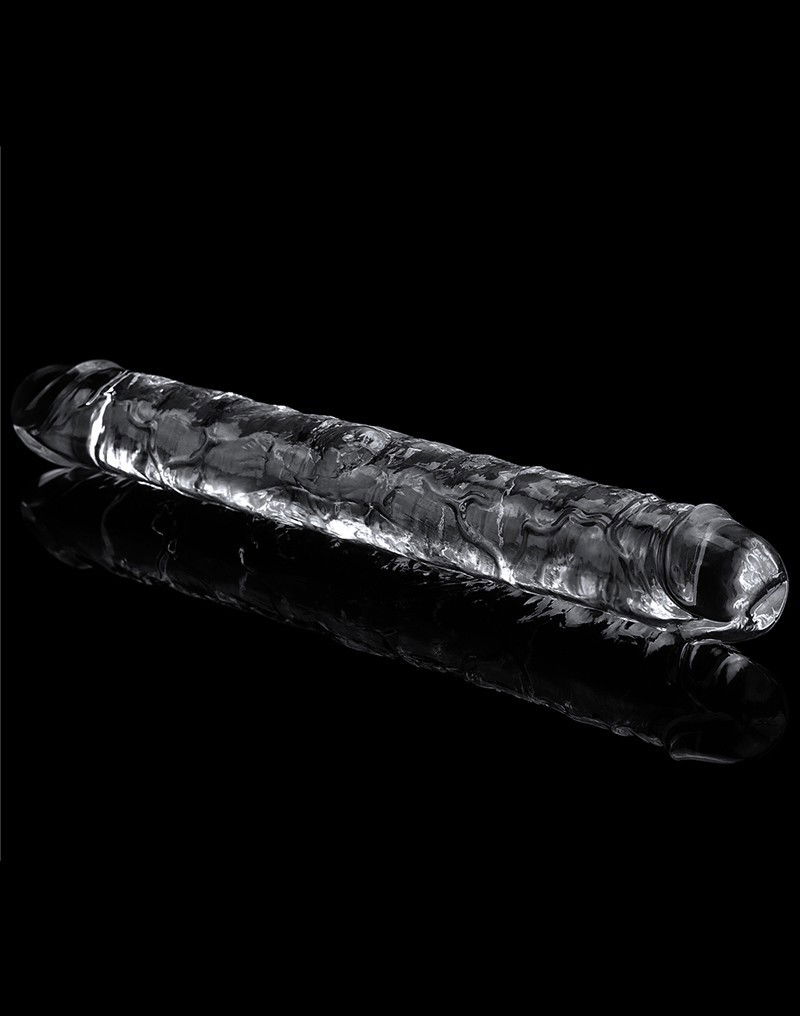 LoveToy Flawless Clear Double Dildo 30 cm - Afbeelding 5