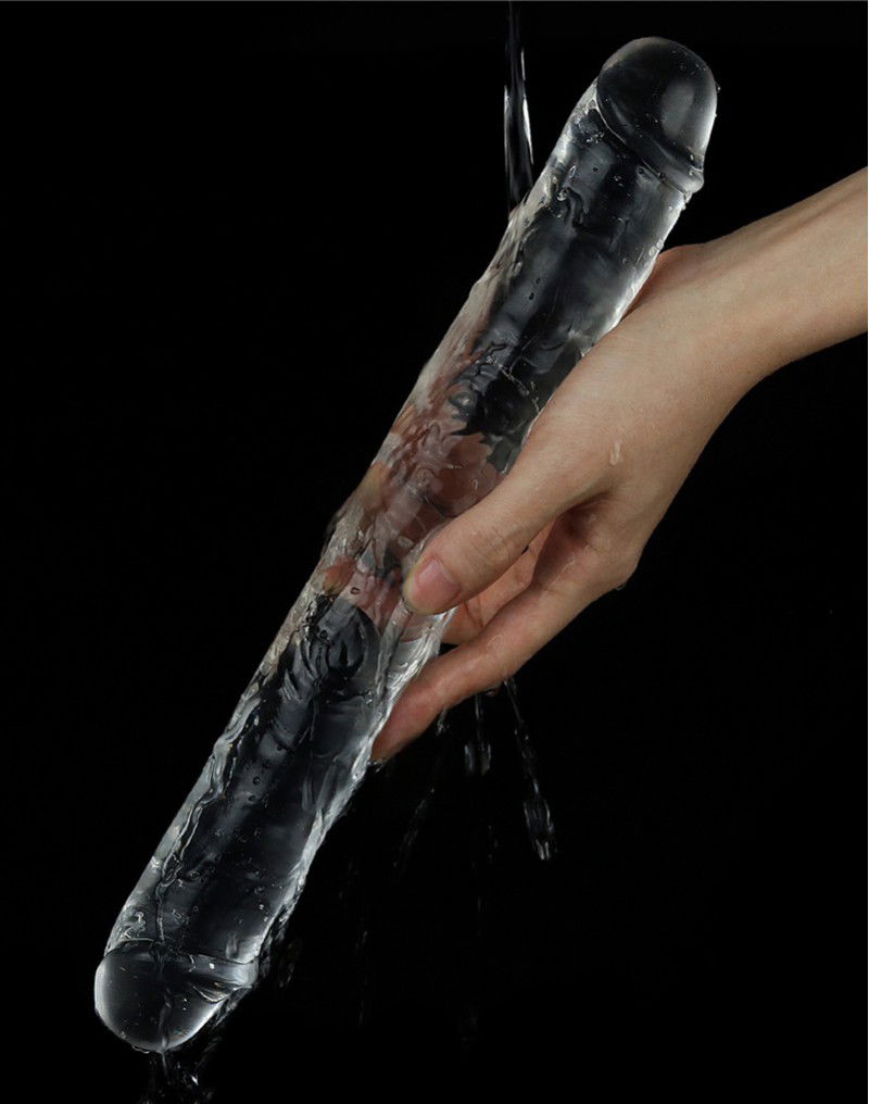 LoveToy Flawless Clear Double Dildo 30 cm - Afbeelding 7
