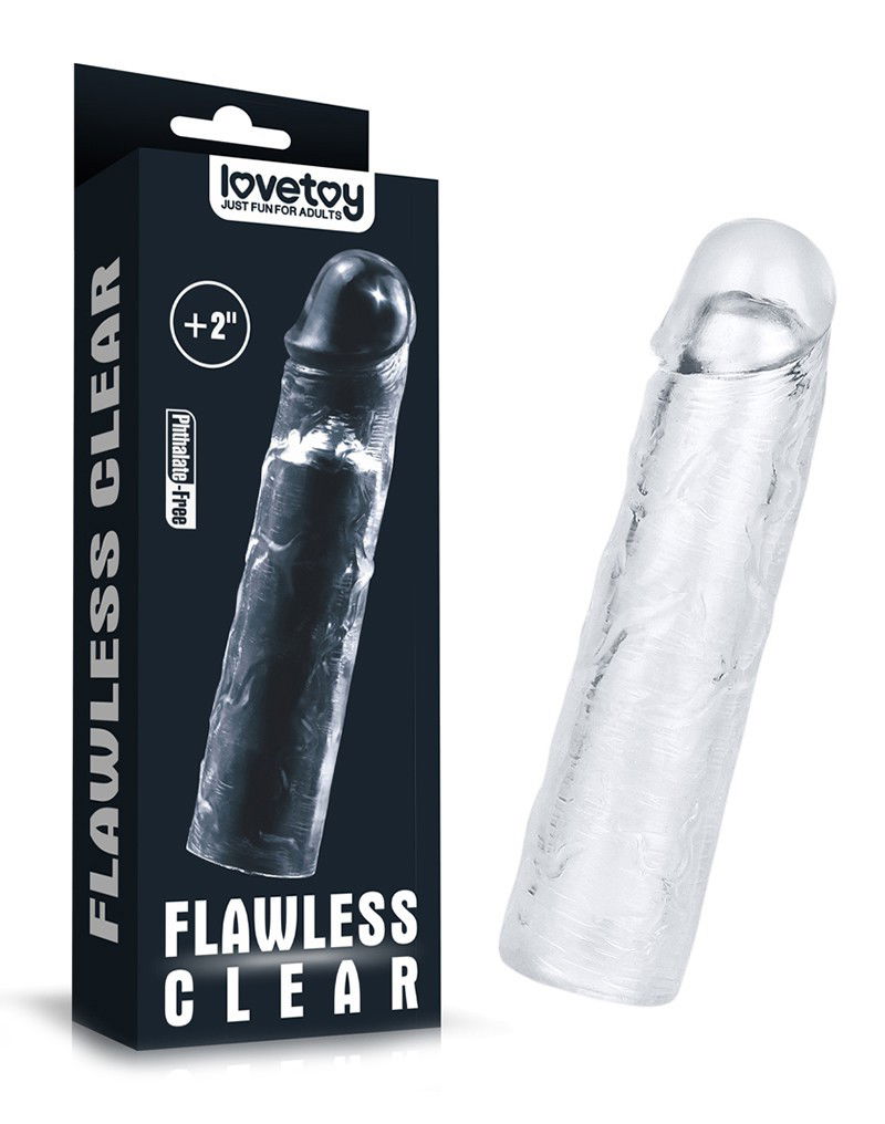 LoveToy Flawless Clear Penis Sleeve 5 cm