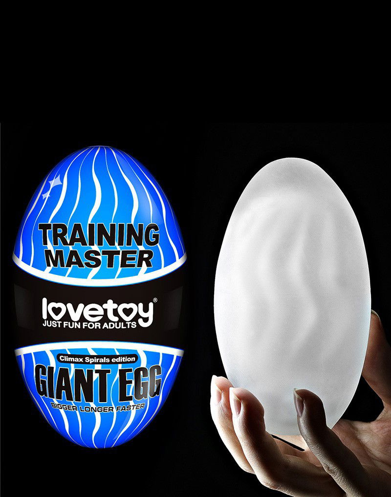 LoveToy Giant Egg Masturbatie Ei Blauw