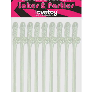 LoveToy Glow in The Dark Rietjes Set van 9