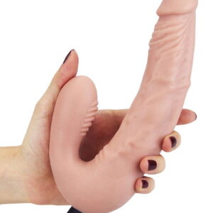 LoveToy – iJoy – Vibrerende Dubbele Dildo – Nude