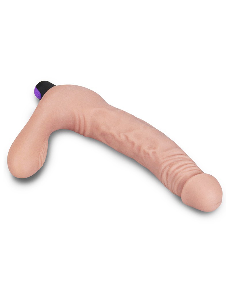 LoveToy - iJoy - Vibrerende Dubbele Dildo - Nude - Afbeelding 3