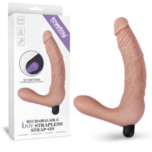 LoveToy – iJoy – Vibrerende Dubbele Dildo – Nude