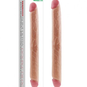 LoveToy King Size Slim Ultra Double Dildo 45 cm Nude