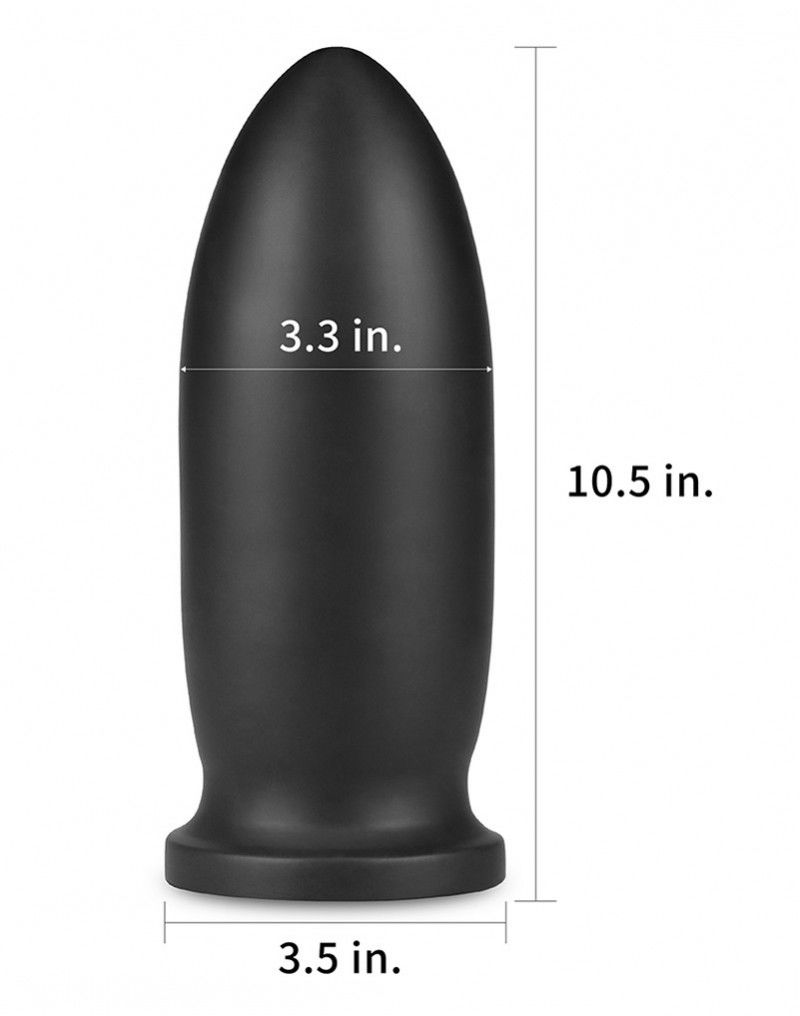 LoveToy King Sized Anal Bomber 23 cm Zwart - Afbeelding 3