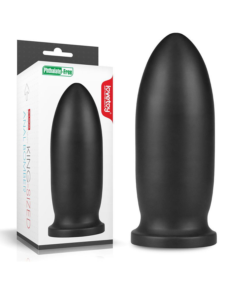 LoveToy King Sized Anal Bomber 23 cm Zwart