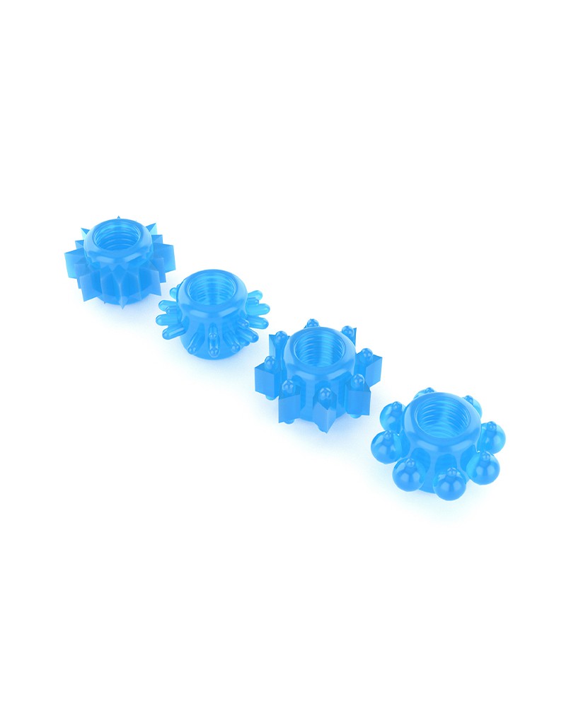 LoveToy Lumino Play 4 Cock Ring Glow in the Dark - Afbeelding 2