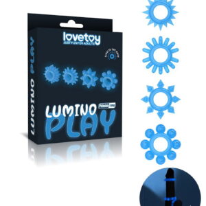 LoveToy Lumino Play 4 Cock Ring Glow in the Dark