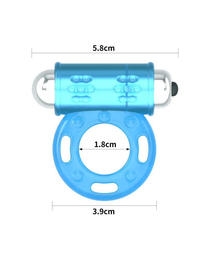 LoveToy - Lumino Play Cock Ring Vibrator - Glow in the Dark - Afbeelding 6