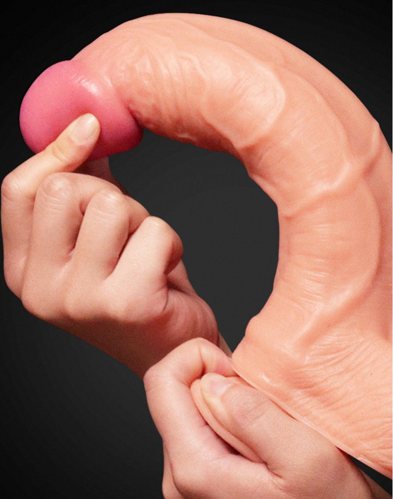 LoveToy - Realistic Dildo 25 cm - Nude - Afbeelding 3