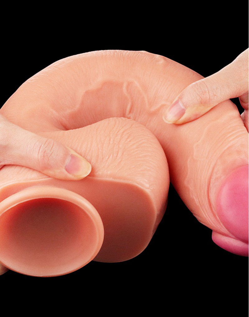 LoveToy - Realistic Dildo 30.5 cm - Nude - Afbeelding 4