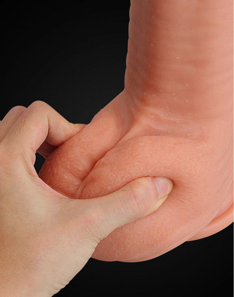 LoveToy - Realistic Dildo 30.5 cm - Nude - Afbeelding 4
