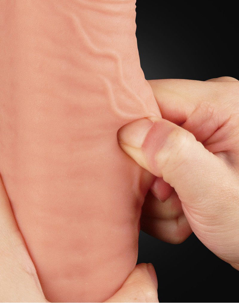 LoveToy - Realistic Dildo 30.5 cm - Nude - Afbeelding 8