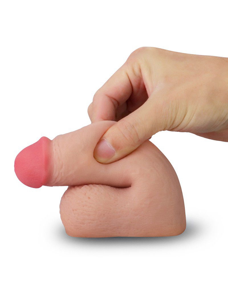 LoveToy - Skinlike Limpy Cock 13 cm - Nude - Afbeelding 2