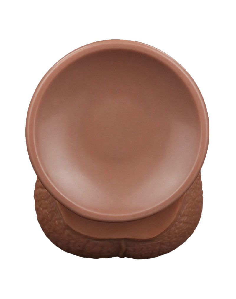 LoveToy - Sliding Skin Dildo 34 cm - Brown - Afbeelding 8