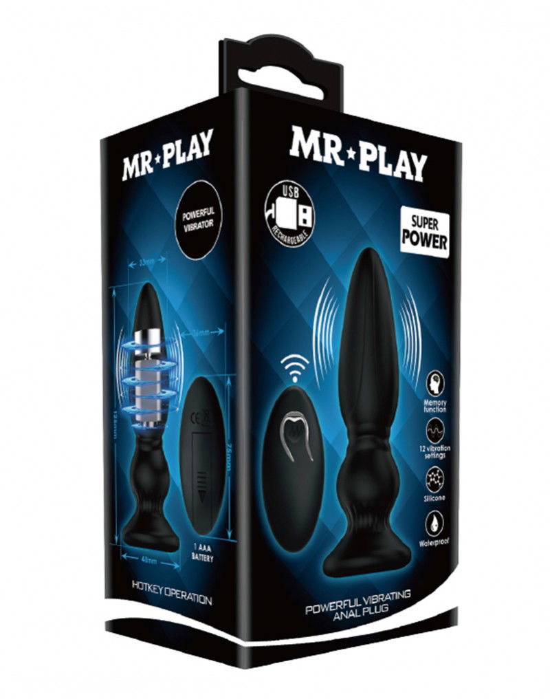 Mr. Play - Vibrerende Anaal Plug - Afbeelding 6