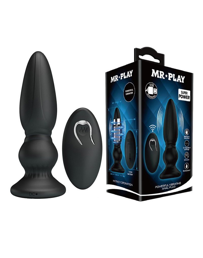 Mr. Play - Vibrerende Anaal Plug