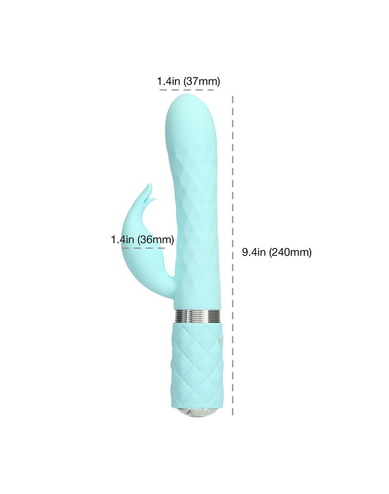 Pillow Talk Lively Rabbit Vibrator Mint - Afbeelding 3