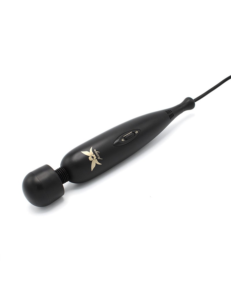 Pixey - Pixey Turbo - Wand Vibrator met 2 Opzetstukken - Zwart - Afbeelding 4
